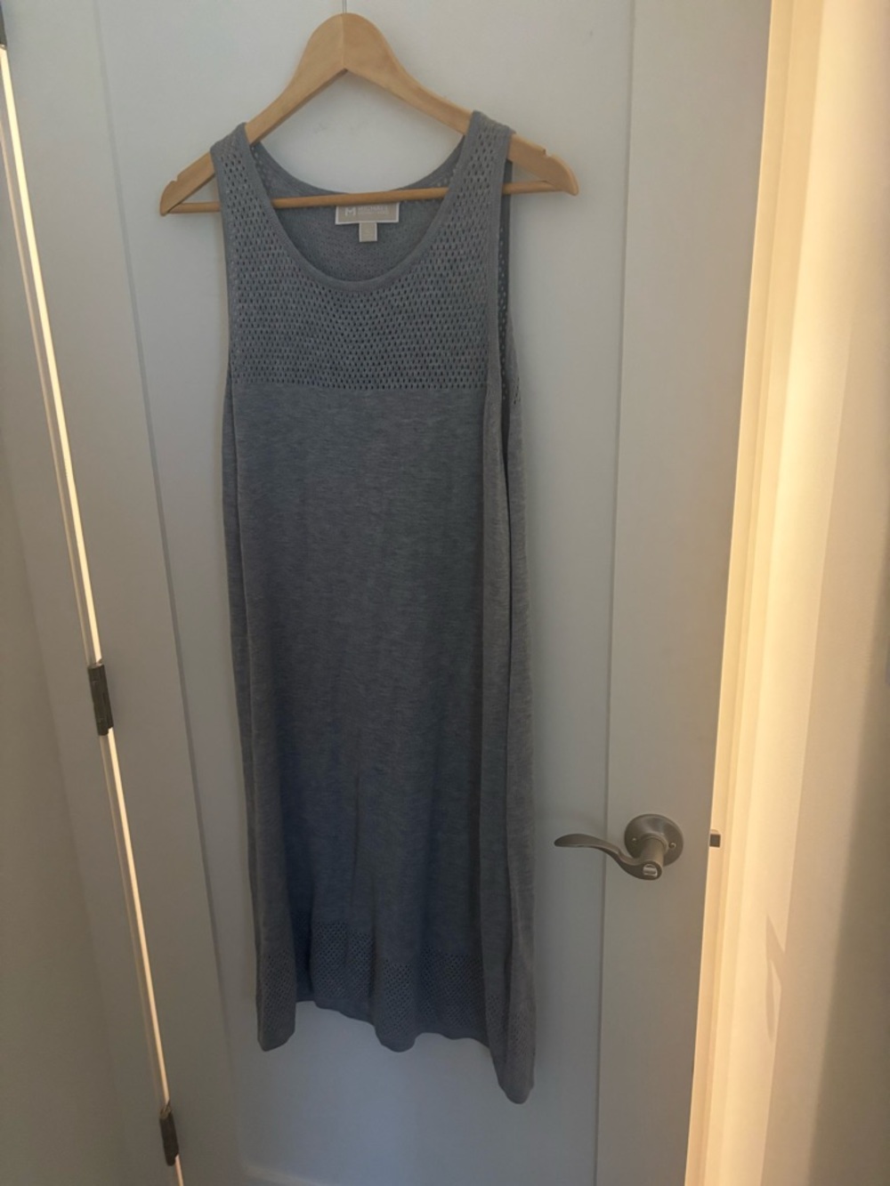 Michael Kors Sleeveless Knit Maxi Dress - Grey